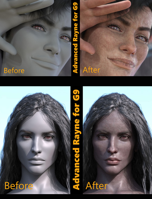 Rayne - Advanced Base + Skin for Genesis9