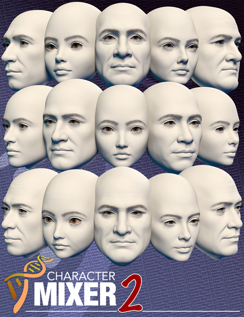 Character Mixer Version 2 for Genesis 8 and 9