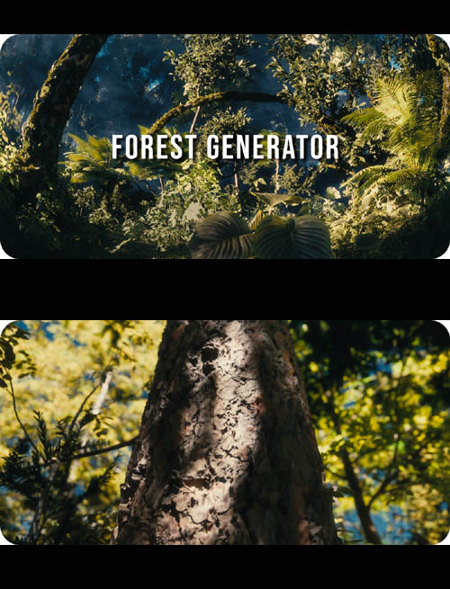 Forest Generator | Photorealistic Close-Up Ready Forests