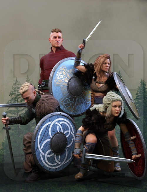 DA Sword and Shield Poses for Genesis 8