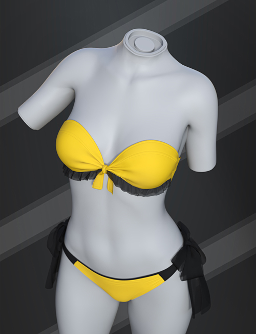 dForce SU Cute Bikini for Genesis 9, 8.1, and 8 Female