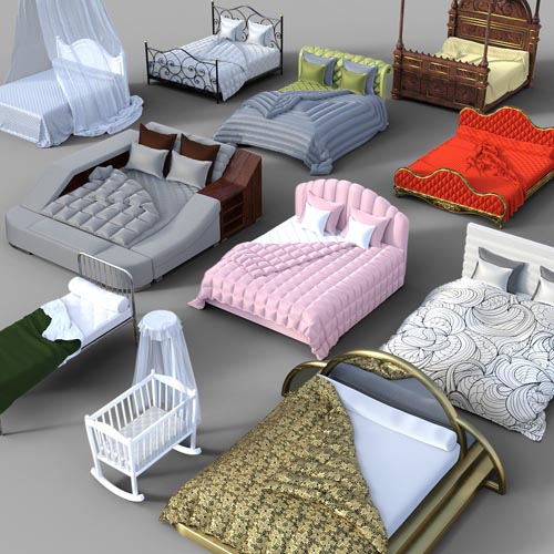 Beds Collection for Daz Studio