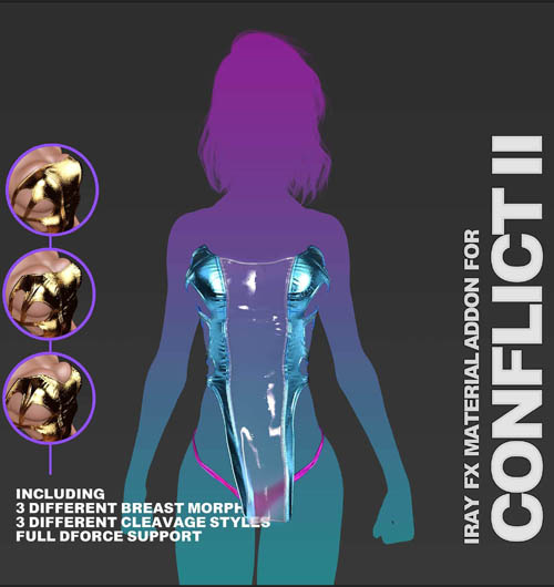 Iray FX Conflict II Material Addon DS