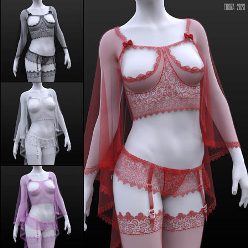 Cape Lingerie for Genesis 8/8.1 Female