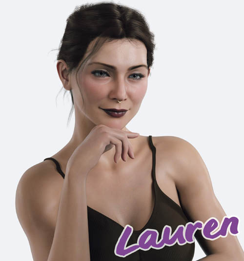 Lauren Character Morph for Genesis 8 Female