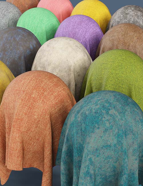 DD PBR Linen Fabric Shaders for Iray