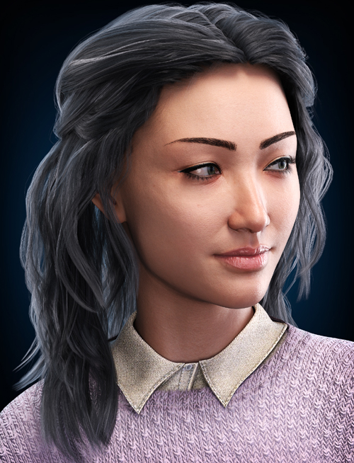 Mara Hair for Genesis 9 and 8.1 Female