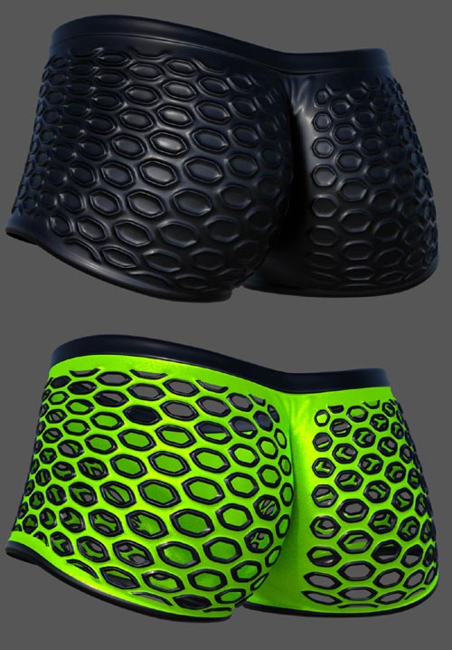 Hexa Shorts for Genesis 8 Females