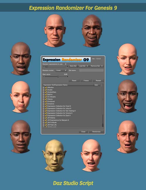 Expression Randomizer for Genesis 9