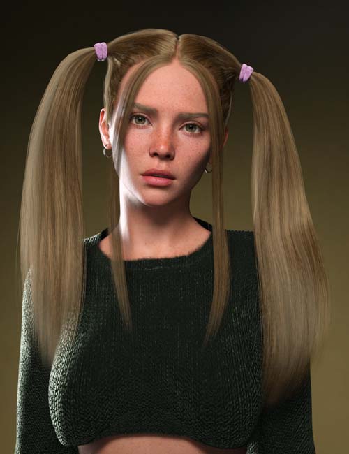 PS Tsuki Hair for Genesis 9