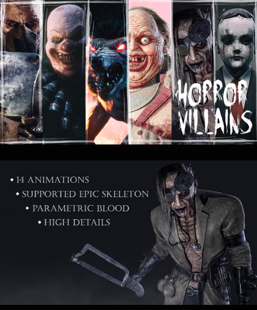 Horror Villains Pack (5.0)