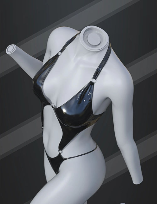 dForce SU Sexy Suit for Genesis 9, 8.1, and 8 Female