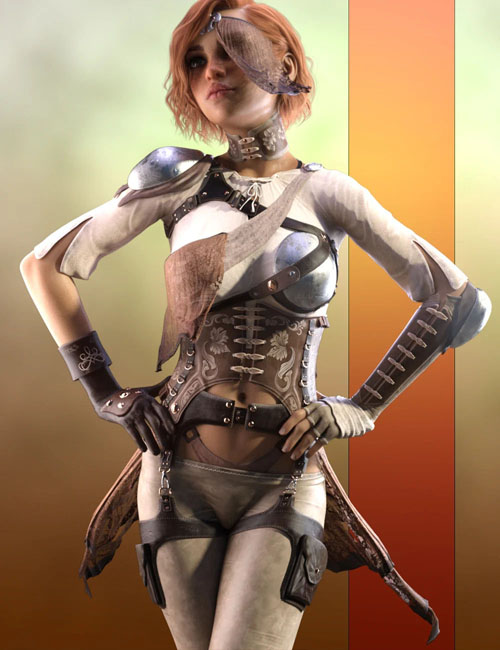 dForce Merauder Outfit for Genesis 8 and 8.1 Females