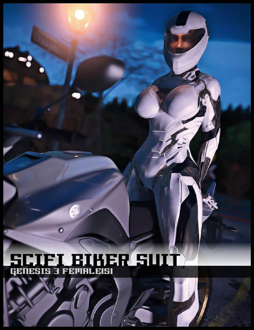 Sci-Fi Biker Suit For Genesis 3 Female