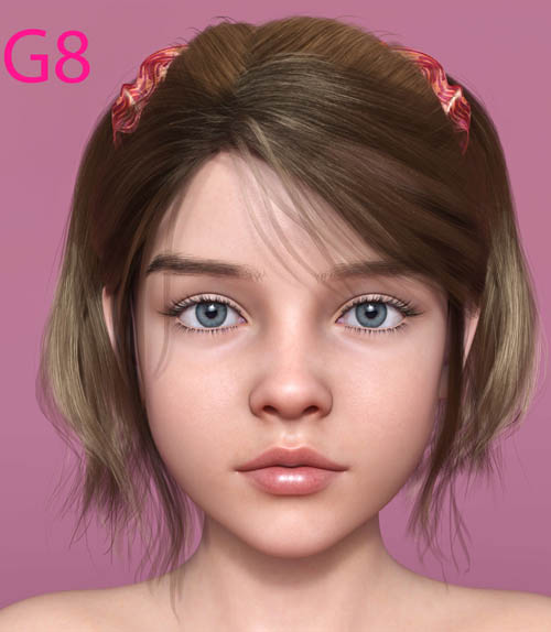 Kk Sasha Character for Genesis 8,8.1 Female