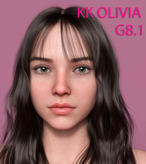 Kk Olivia Character for Genesis 8,8.1 Female