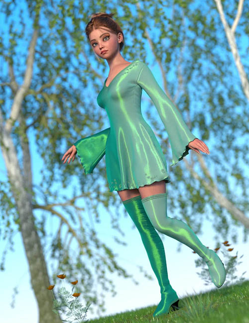 Whatever! Texture Add-On for dForce Fairy Flare Outfit Genesis 9