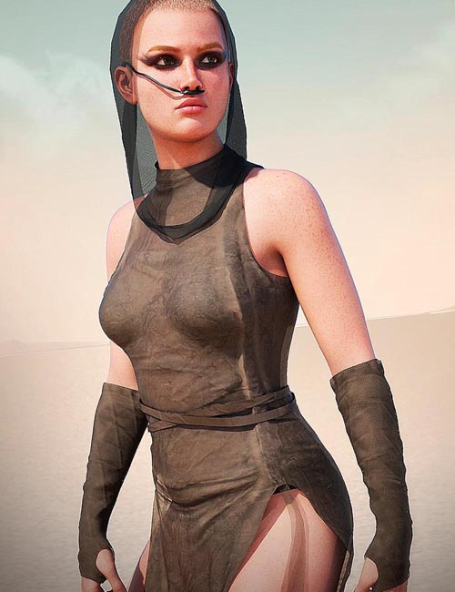 dForce LA Desert Outfit for Genesis 9 and 8 Female