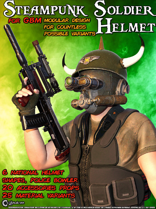 Steampunk Soldier Helmet for G8M