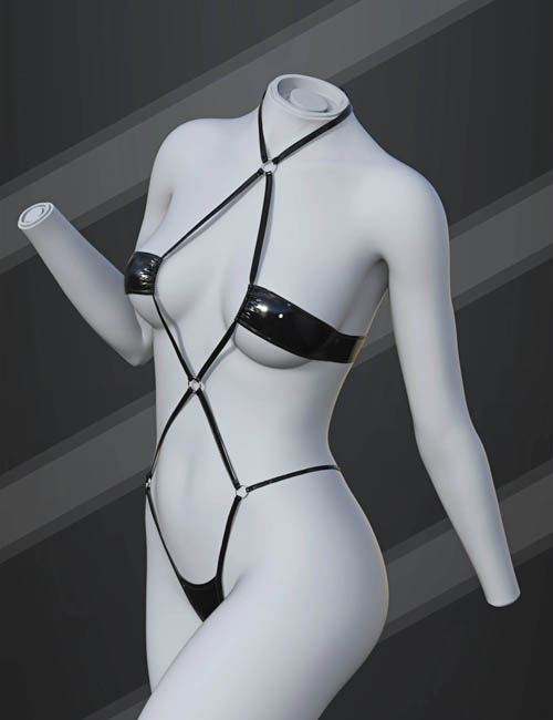 dForce SU Sexy Line Bikini for Genesis 9, 8.1, and 8 Female