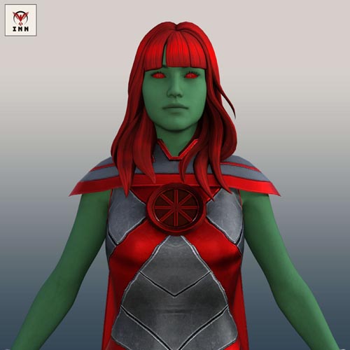 DC - Miss Martian for Genesis 8 Female