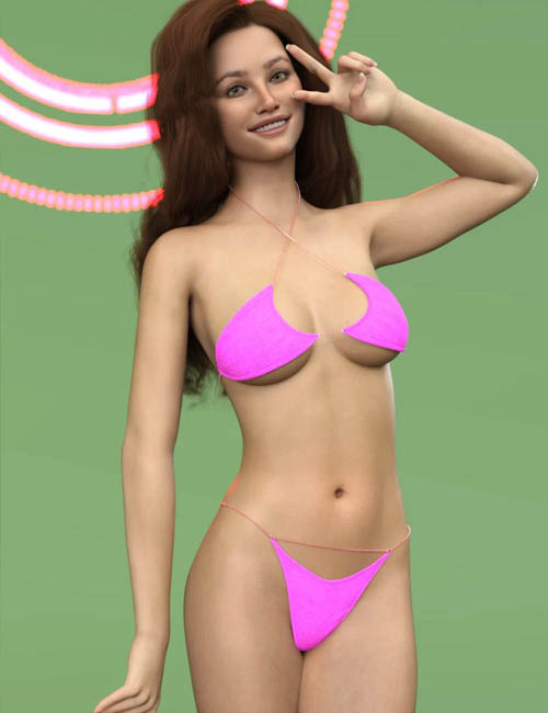 dForce Lagoon Luxe Swimwear for Genesis 9 and Genesis 8 Female