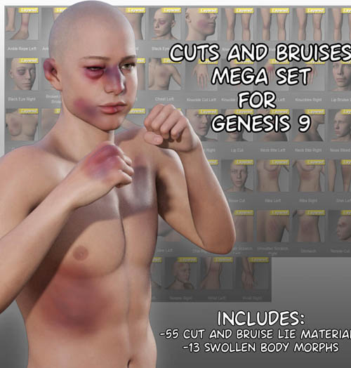 Cuts and Bruises Mega Set for Genesis 9