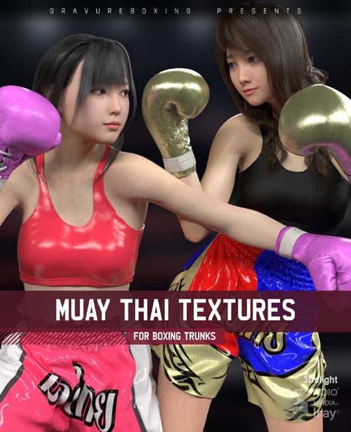 Muay Thai Textures for Boxing Trunks