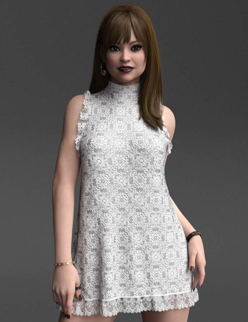 A97 dForce Emma Dress for Genesis 8 and 9 Females