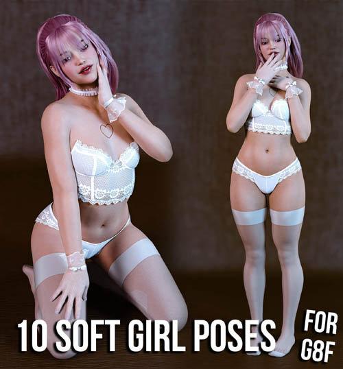 Cute but Naughty Bundle Poses for G8F