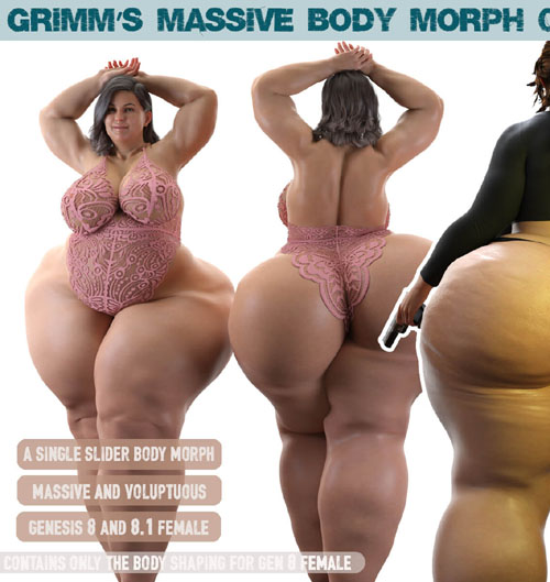 Grimm's Massive Body Morph 01 for Genesis 8 Female