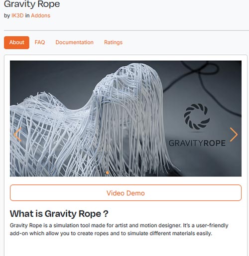 Gravity Rope v4.2.0 for Blender 4.2