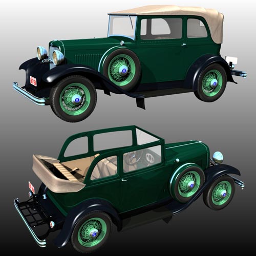 1932 Ford B 400 Sedan Convertible