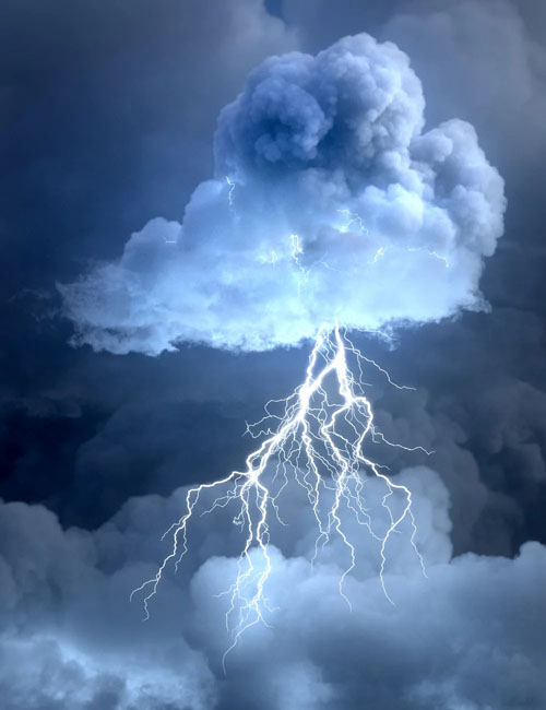 Storm Front - Lightning Cloud VDBs for Daz Studio