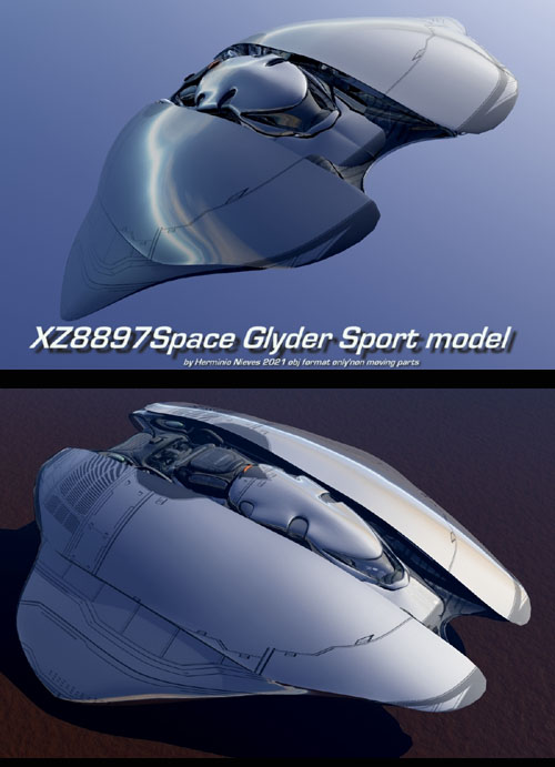 XZ8897Space Glyder Sport model - Extended License