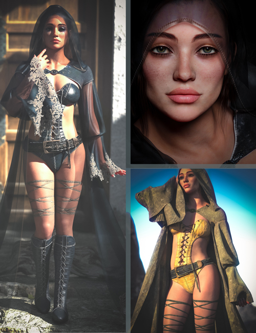 CB Narel HD Character, Clothing and Texture Expansion for Genesis 9