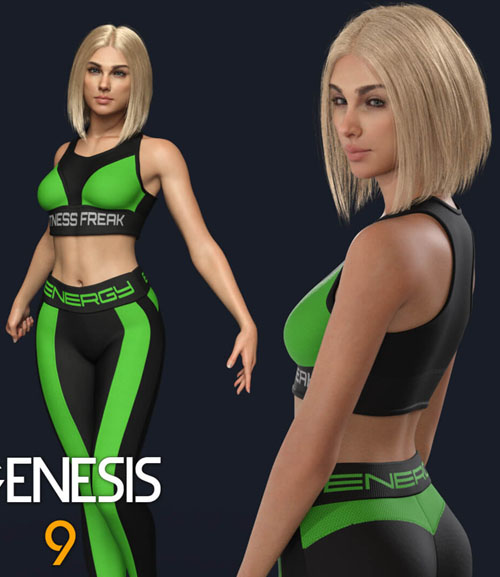 Slide3D Fitness Freak Outfit G9