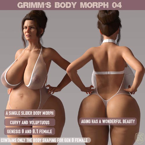 Grimm's Body Morph 04 for Genesis 8 / 8.1 Female