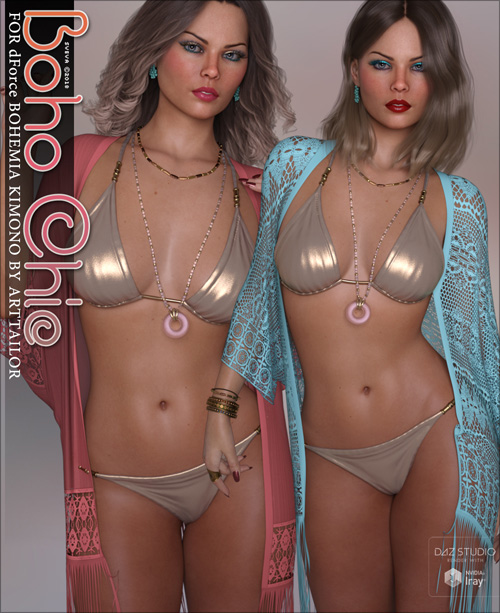 Boho Chic for dForce Bohemia Kimono G8F