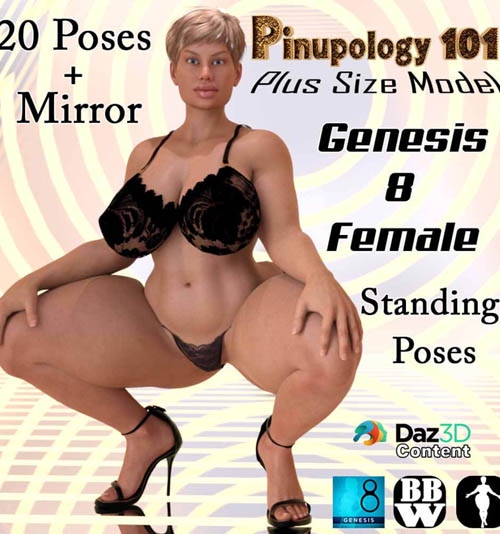 Pinupology 101 BBW G8F-Standing Poses Vol 1