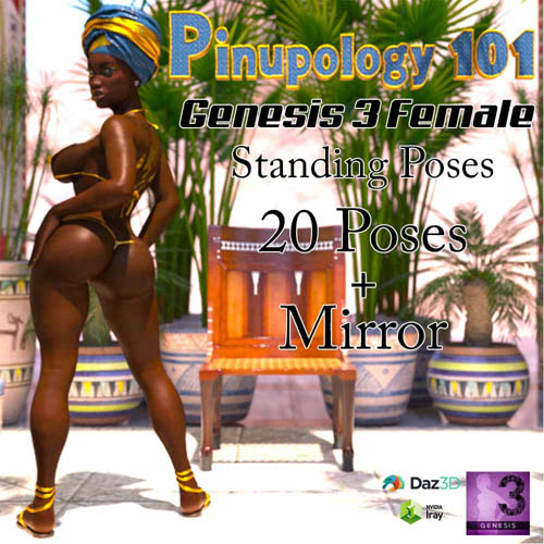 Pinupology 101 for G3F-Standing Poses 1