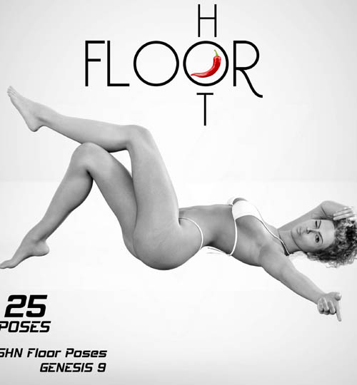 Shn Floor Poses for Genesis 9 Female