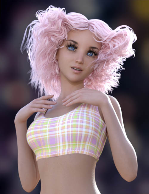 Serendipity Wig for Genesis 8 Male and Female