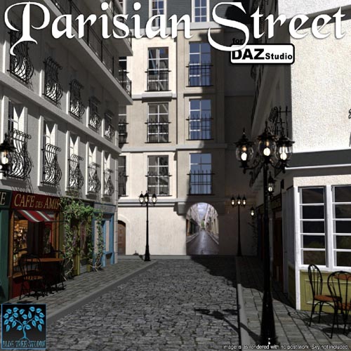 Parisian Street for Daz Studio