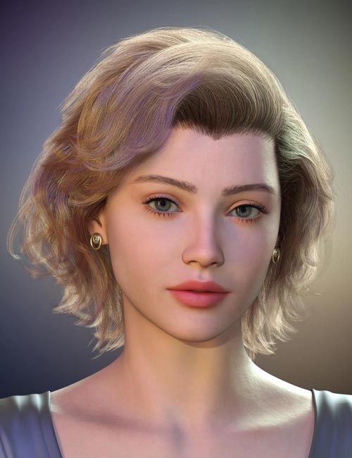 ALO Marilena Hair for Genesis 9, 8 and 8.1 Female