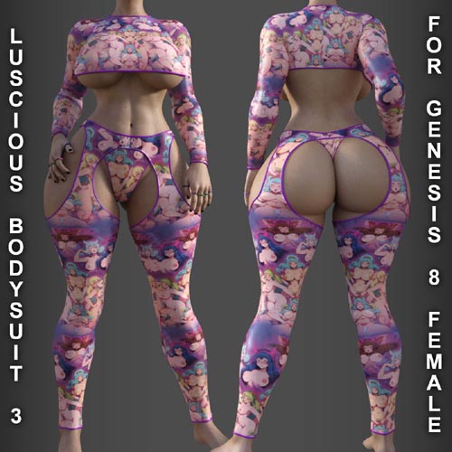 Luscious Bodysuit 3 for Genesis 8 Females