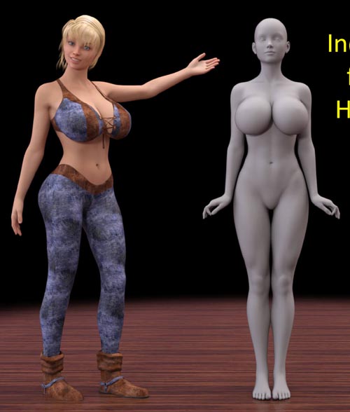 Krissy Character Body and Head Morphs for Genesis 8 Female