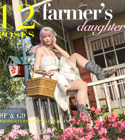 Farmer's Daughter Pose Pack for G8F & G9