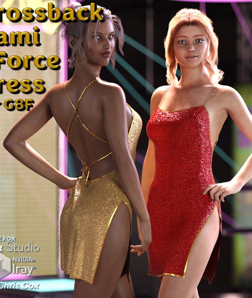 Crossback Cami dForce Dress for G8F