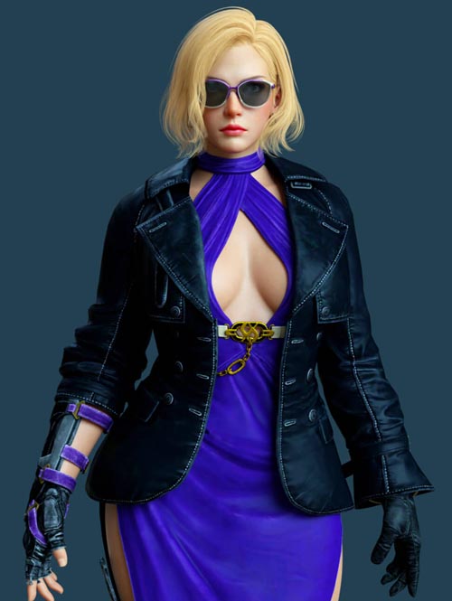 Tekken Nina Outfit for G8F